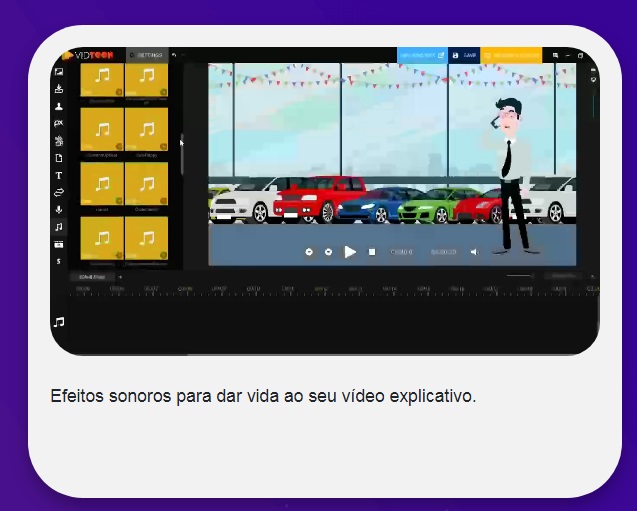 Software de edição de vídeos Vidtoon 2.1