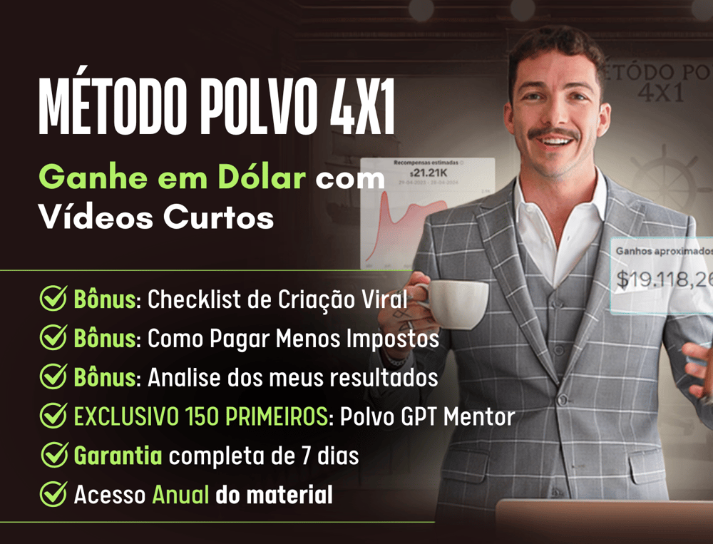 Os bônus do Método Polvo Boi Selvagem.