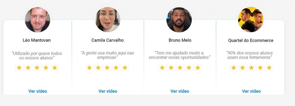 Depoimentos de especialistas sobre o AvantPro Mercado Livre.
