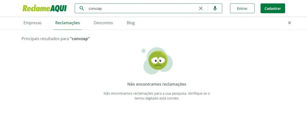Convzap Reclame Aqui.