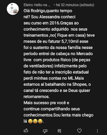 Depoimentos de alunos do Clube Sua Meta.