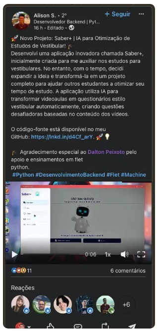 Depoimentos de alunos do Flet 360.