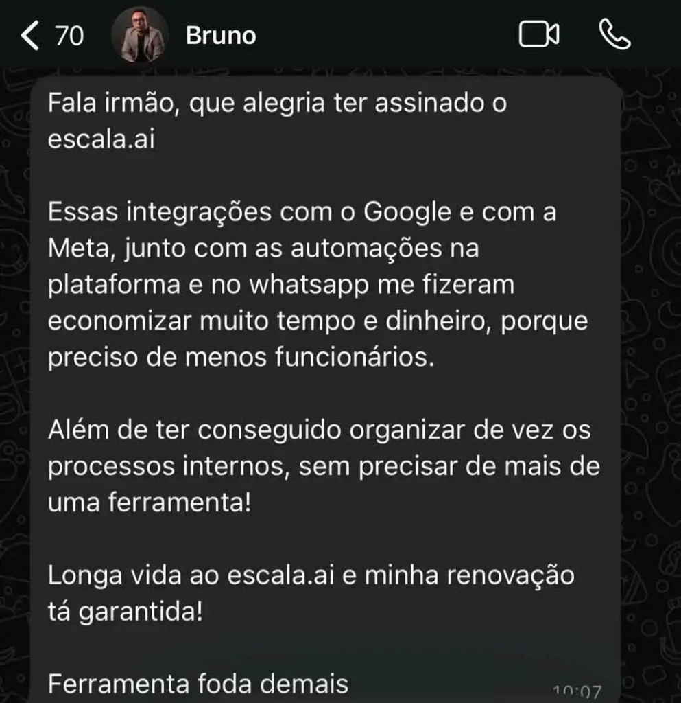 Relatos de clientes EscalAI.